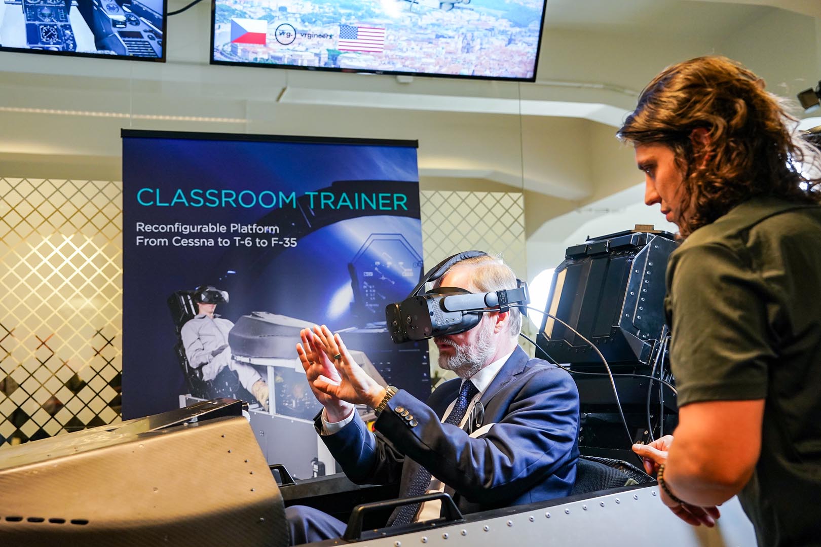 Prime Minister of Czechia Petr Fiala visiting Vrgineers