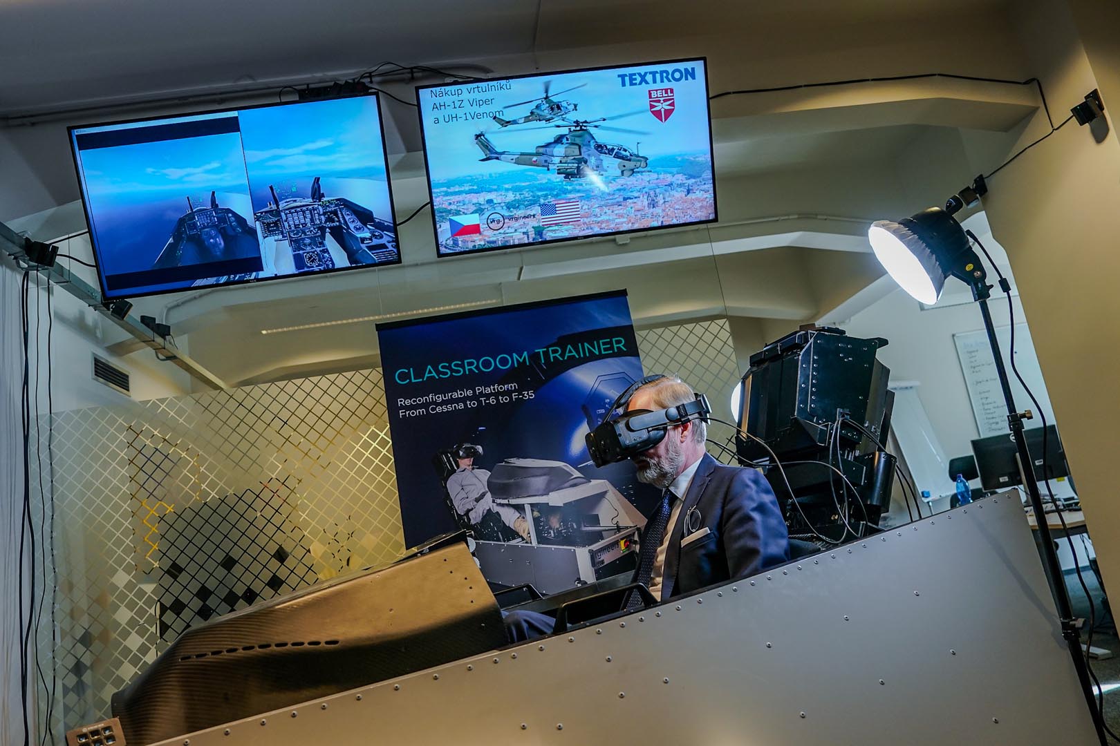 Prime Minister of Czechia Petr Fiala visiting Vrgineers